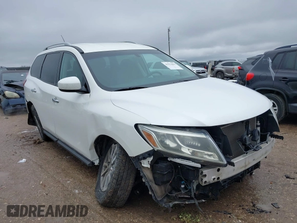 2016 Nissan Pathfinder Platinum with VIN 5N1AR2MM9GC650761, listed as a IAAI auction lot 41553653 with 79,695 mi miles and . Bid and sale history available at DreamBid. Image 1.