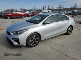 2021 Kia Forte LXS with VIN 3KPF24AD9ME331976, listed as a Copart auction lot 48934035 with 87,134 mi miles and Salvage Title. Bid and sale history available at carsss.com. Image 1.
