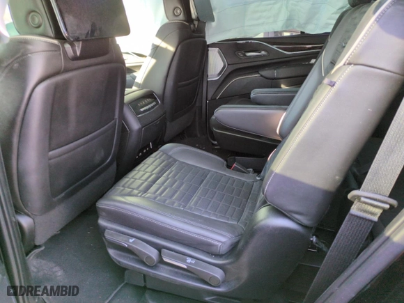 2023 Cadillac Escalade 4WD Sport Platinum with VIN 1GYS4GKLXPR286629, listed as a Copart auction lot 42982295 with 36,717 mi miles and Salvage Title. Bid and sale history available at carsss.com. Image 10.