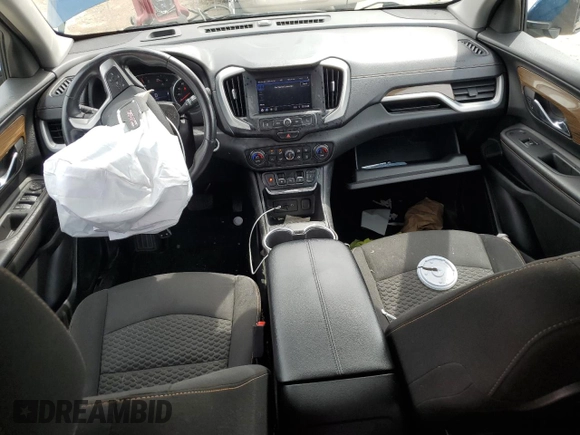 2021 GMC Terrain SLE z VIN 3GKALMEV7ML382158, wystawiony jako Copart lot #55487985 z przebiegiem 55 009 mil mil oraz Szkoda całkowita • Salvage title. Historia ofert i sprzedaży dostępna na DreamBid. Obrazek 8.