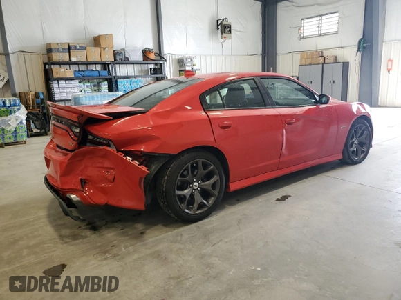 2019 Dodge Charger R/T with VIN 2C3CDXCT5KH575424, listed as a Copart auction lot 51087235 with 53,839 mi miles and Clean Title. Bid and sale history available at DreamBid. Image 3.