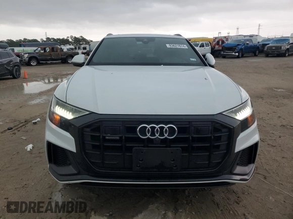 2022 Audi Q8 Prestige with VIN WA1FVBF17ND009814, listed as a Copart auction lot 83627874 with 16,294 mi miles and Salvage Title. Bid and sale history available at carsss.com. Image 5.