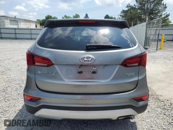 2017 Hyundai Santa Fe 2.4L with VIN 5NMZTDLB7HH010541, listed as a Copart auction lot 65151475 with 101,602 mi miles and Clean title. Bid and sale history available at DreamBid. Image 6.