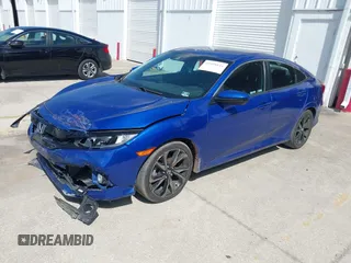 2019 Honda Civic Sport with VIN 2HGFC2F86KH525252, listed as a IAAI auction lot 41998144 with 79,417 mi miles and . Bid and sale history available at DreamBid. Image 2.