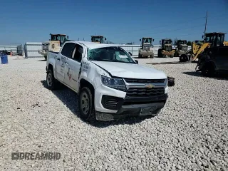 2022 Chevrolet Colorado 2WD Work Truck with VIN 1GCGSBEN5N1266026, listed as a Copart auction lot 52170325 with 91,425 mi miles and Salvage title. Bid and sale history available at DreamBid. Image 11.