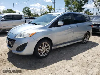 2012 Mazda Mazda5 Grand Touring with VIN JM1CW2DL1C0125945, listed as a Copart auction lot 63860204 with 136,809 mi miles and Salvage Title. Bid and sale history available at carsss.com. Image 1.