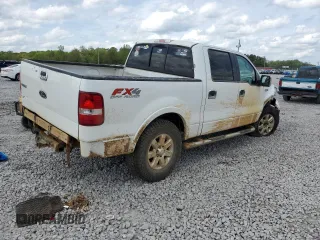 2006 Ford F-150 XLT with VIN 1FTPW14556FB54072, listed as a Copart auction lot 50732555 with 163,035 mi miles and Salvage Title. Bid and sale history available at carsss.com. Image 3.