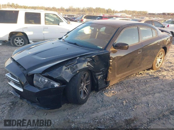 2013 Dodge Charger RT with VIN 2C3CDXCT4DH696609, listed as a IAAI auction lot 41989773 with 118,148 mi miles. Bid and sale history available at carsss.com. Image 2.