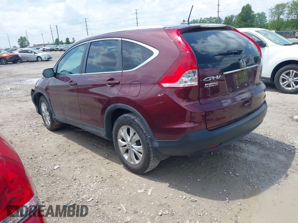 2013 Honda CR-V EX-L z VIN 5J6RM4H78DL056142, wystawiony jako IAAI lot #42269132 z przebiegiem 135 895 mil mil oraz . Historia ofert i sprzedaży dostępna na DreamBid. Obrazek 3.