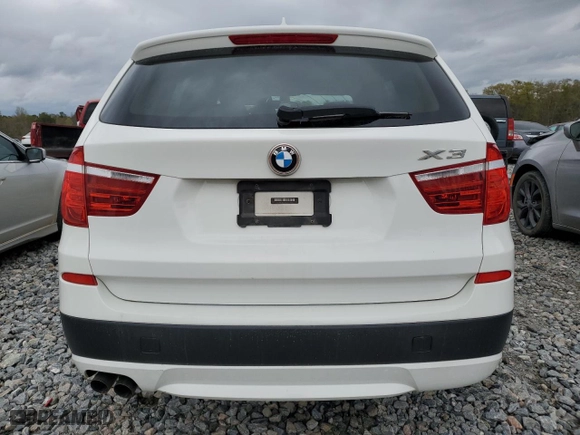 2011 BMW X3 28i with VIN 5UXWX5C5XBL707858, listed as a Copart auction lot 50136175 with 129,764 mi miles and Salvage Title. Bid and sale history available at carsss.com. Image 6.