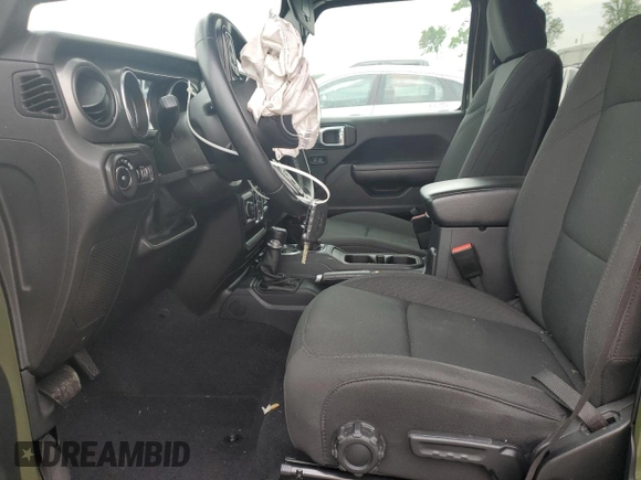 2021 Jeep Wrangler Unlimited Willys с VIN 1C4HJXDG9MW740262, выставлен на аукционе Copart как лот 54051745 с пробегом Не указан миль и Списание • Salvage title. История ставок и продаж доступна на DreamBid. Изображение 7.
