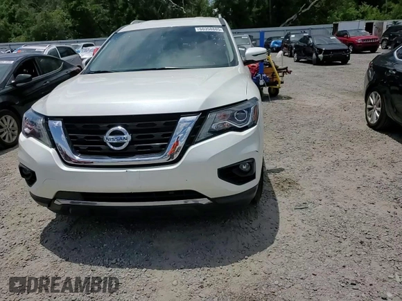 2019 Nissan Pathfinder SL with VIN 5N1DR2MNXKC652937, listed as a Copart auction lot 60358885 with 56,662 mi miles and Non repairable. Bid and sale history available at DreamBid. Image 14.