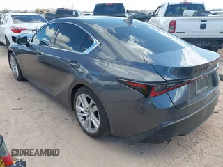 2021 Lexus IS with VIN JTHC81F21M5046836, listed as a IAAI auction lot 41746130 with 41,806 mi miles. Bid and sale history available at carsss.com. Image 3.
