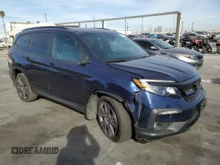 2022 Honda Pilot Sport with VIN 5FNYF6H32NB032847, listed as a Copart auction lot 42511905 with 28,420 mi miles and Salvage Title. Bid and sale history available at carsss.com. Image 4.