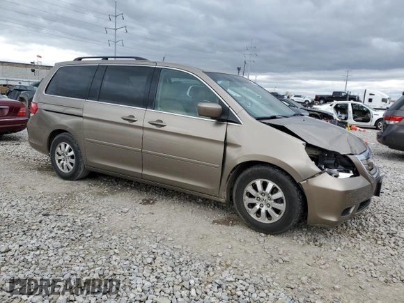 2008 Honda Odyssey EX-L with VIN 5FNRL387X8B116661, listed as a Copart auction lot 52954075 with 177,100 mi miles and Salvage Title. Bid and sale history available at carsss.com. Image 4.
