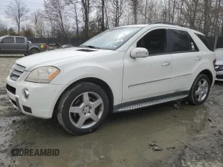 2008 Mercedes-Benz M 5.5L with VIN 4JGBB72E28A385552, listed as a Copart auction lot 50704215 with 165,925 mi miles and Salvage Title. Bid and sale history available at carsss.com. Image 1.