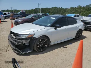 2019 Toyota Camry XSE с VIN 4T1BZ1HK3KU022107, выставлен на аукционе Copart как лот 52442095 с пробегом 84 037 миль миль и Списание • Salvage title. История ставок и продаж доступна на DreamBid. Изображение 1.