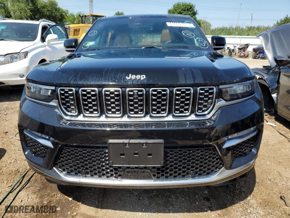 2023 Jeep Grand Cherokee Summit with VIN 1C4RJHEG6PC563345, listed as a Copart auction lot 63969163 with 2,909 mi miles. Bid and sale history available at carsss.com. Image 5.