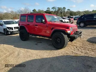 2018 Jeep Wrangler Unlimited Sahara with VIN 1C4HJXEG3JW124230, listed as a Copart auction lot 44401595 with 128,536 mi miles and Non Repairable. Bid and sale history available at carsss.com. Image 10.