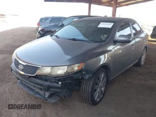 2012 Kia Forte SX with VIN KNAFW4A34C5562187, listed as a IAAI auction lot 40549263 with 139,012 mi miles. Bid and sale history available at carsss.com. Image 2.