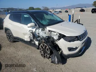 2018 Jeep Compass Limited z VIN 3C4NJDCBXJT492015, wystawiony jako Copart lot #55117955 z przebiegiem 91 210 mil mil oraz Szkoda całkowita • Salvage title. Historia ofert i sprzedaży dostępna na DreamBid. Obrazek 4.