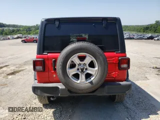 2019 Jeep Wrangler Unlimited Sport S with VIN 1C4HJXDN2KW634635, listed as a Copart auction lot 62107005 with 88,237 mi miles and Salvage title. Bid and sale history available at DreamBid. Image 6.
