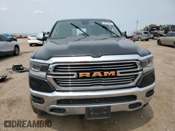 2019 Ram 1500 Laramie with VIN 1C6SRFJTXKN714855, listed as a Copart auction lot 58765625 with Not provided miles and Salvage title. Bid and sale history available at DreamBid. Image 5.