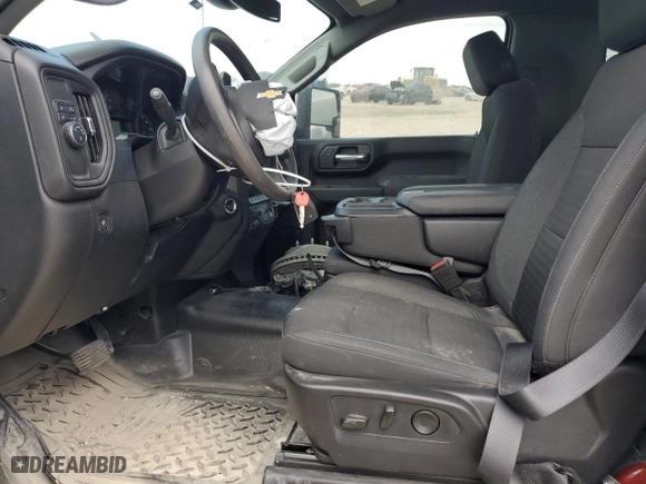 2024 Chevrolet Silverado 2500HD Work Truck with VIN 1GC0WLE79RF394369, listed as a Copart auction lot 76630484 with 0 mi miles and Salvage Title. Bid and sale history available at carsss.com. Image 7.