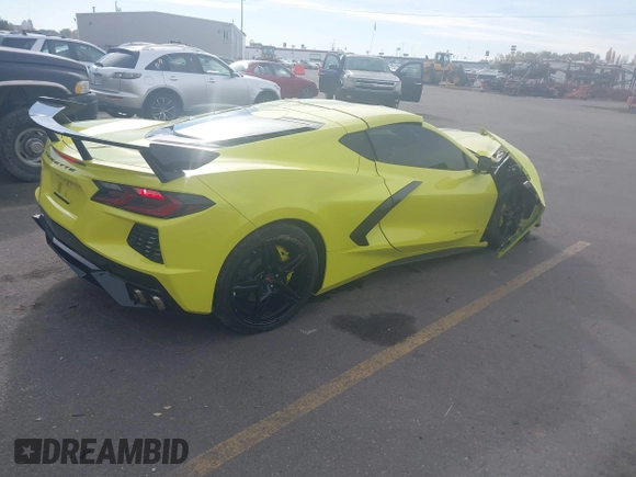 2022 Chevrolet Corvette 1LT with VIN 1G1YA2D46N5114399, listed as a IAAI auction lot 40873216 with 8,157 mi miles and . Bid and sale history available at DreamBid. Image 4.