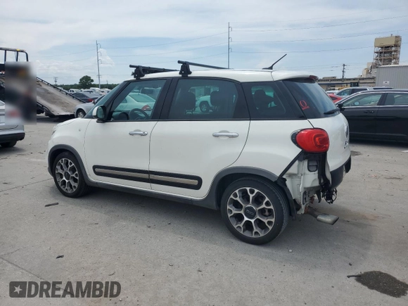 2014 FIAT 500L Trekking with VIN ZFBCFADH0EZ010311, listed as a Copart auction lot 62334095 with 139,917 mi miles and Salvage title. Bid and sale history available at DreamBid. Image 2.
