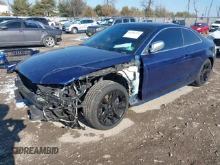 2013 Audi S5 Premium Plus with VIN WAUCGAFR0DA009850, listed as a IAAI auction lot 41351774 with 117,992 mi miles. Bid and sale history available at carsss.com. Image 2.