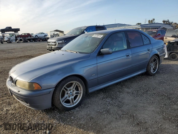 2002 BMW 5 Series 540iA with VIN WBADN63462GN87204, listed as a Copart auction lot 42028815 with 0 mi miles and Clean Title. Bid and sale history available at carsss.com. Image 1.