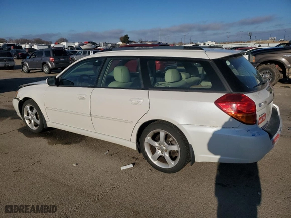 2007 Subaru Legacy Wagon Special Edition with VIN 4S3BP616077320530, listed as a Copart auction lot 83828124 with 57,683 mi miles and Salvage Title. Bid and sale history available at carsss.com. Image 2.
