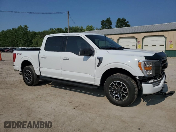 2023 Ford F-150 XL with VIN 1FTFW1E81PFA70563, listed as a Copart auction lot 60440685 with 31,198 mi miles and Salvage title. Bid and sale history available at DreamBid. Image 4.