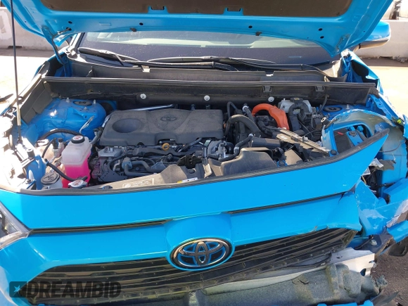 2021 Toyota RAV4 Hybrid LE with VIN 4T3MWRFVXMU023035, listed as a IAAI auction lot 41514191 with 30,669 mi miles. Bid and sale history available at carsss.com. Image 10.