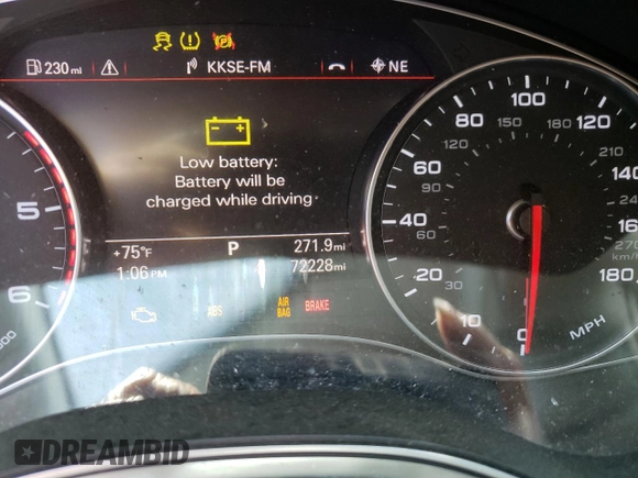 2016 Audi A6 3.0L TDI Prestige with VIN WAUHMAFC6GN012386, listed as a Copart auction lot 49781633 with 72,228 mi miles. Bid and sale history available at carsss.com. Image 9.