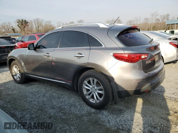 2013 Infiniti FX with VIN JN8CS1MU7DM142343, listed as a Copart auction lot 49044635 with 182,106 mi miles and Salvage Title. Bid and sale history available at carsss.com. Image 2.