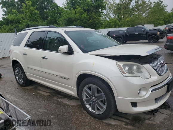 2012 GMC Acadia Denali with VIN 1GKKRTED4CJ216352, listed as a Copart auction lot 58934525 with 98,959 mi miles and Salvage title. Bid and sale history available at DreamBid. Image 4.