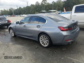 2024 BMW 3 Series 330i with VIN 3MW69FF07R8E53350, listed as a Copart auction lot 82477514 with 0 mi miles and Salvage Title. Bid and sale history available at carsss.com. Image 2.