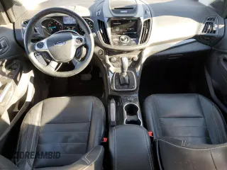 2014 Ford Escape Titanium with VIN 1FMCU9J9XEUB10861, listed as a Copart auction lot 50766115 with 134,469 mi miles and Salvage Title. Bid and sale history available at DreamBid. Image 8.