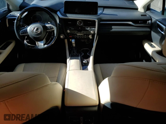 2021 Lexus RX 350 with VIN 2T2JZMDA8MC300445, listed as a Copart auction lot 55858515 with 42,754 mi miles and Salvage title. Bid and sale history available at DreamBid. Image 8.