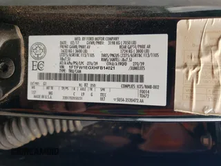 2017 Ford F-150 XL with VIN 1FTFW1EGXHFB14021, listed as a Copart auction lot 56183445 with 151,449 mi miles and Salvage title. Bid and sale history available at DreamBid. Image 12.