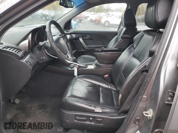 2008 Acura MDX Tech Pkg with VIN 2HNYD28388H512155, listed as a Copart auction lot 80867464 with 142,734 mi miles and Salvage Title. Bid and sale history available at carsss.com. Image 7.