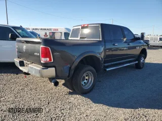 2013 Ram 3500 Laramie with VIN 3C63RRML1DG604435, listed as a Copart auction lot 76452564 with 144,808 mi miles and Salvage Title. Bid and sale history available at carsss.com. Image 4.