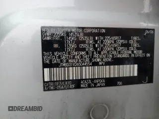 2006 Toyota RAV4 Limited with VIN JTMBD31V265044554, listed as a Copart auction lot 50124775 with 84,702 mi miles and Salvage title. Bid and sale history available at DreamBid. Image 13.
