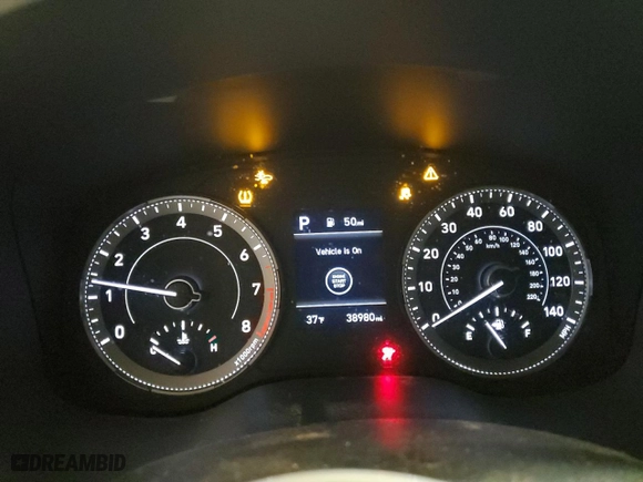 2020 Hyundai Venue SEL with VIN KMHRC8A38LU022777, listed as a Copart auction lot 45315475 with 38,980 mi miles and Salvage Title. Bid and sale history available at carsss.com. Image 9.
