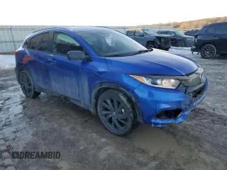 2022 Honda HR-V Sport with VIN 3CZRU6H15NM775064, listed as a Copart auction lot 88427535 with 37,959 mi miles and Salvage Title. Bid and sale history available at carsss.com. Image 4.