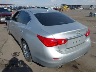 2017 Infiniti Q50 2.0t with VIN JN1CV7AP3HM642206, listed as a IAAI auction lot 41437630 with 122,612 mi miles. Bid and sale history available at carsss.com. Image 3.