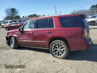 2016 GMC Yukon Denali with VIN 1GKS1CKJ3GR394861, listed as a Copart auction lot 47296535 with 0 mi miles and Salvage Title. Bid and sale history available at carsss.com. Image 2.