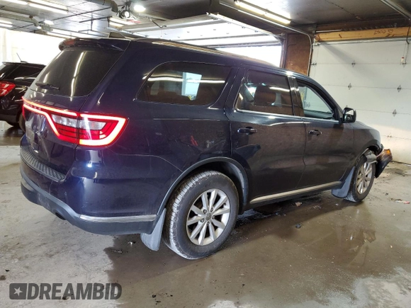 2015 Dodge Durango SXT with VIN 1C4RDJAG9FC114471, listed as a Copart auction lot 61121725 with 83,433 mi miles and Salvage title. Bid and sale history available at DreamBid. Image 3.